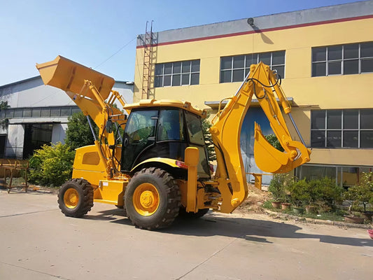 Retro Excavadora balde 1m3  , 4X4