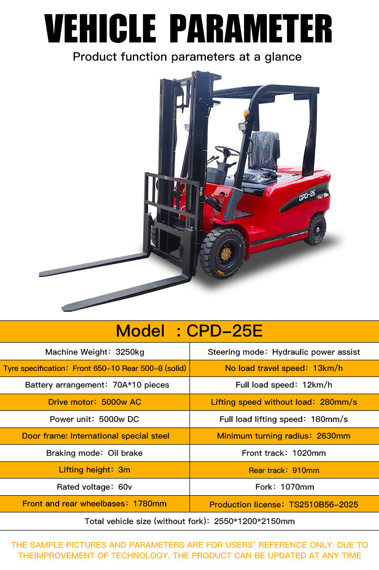 CPD-25 Autoelevador Forklift Clark ELECTRICO