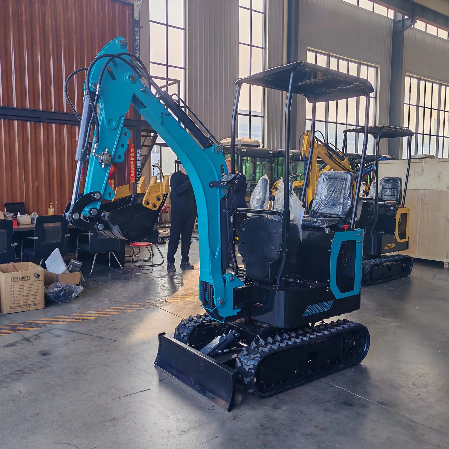 Mini retroexcavadora 1.2 tn